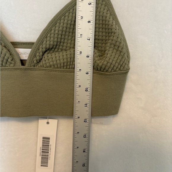 Jonathan Simkhai green willow Juliette Waffle Bralette and Jogger set small NWT - Picture 10 of 13